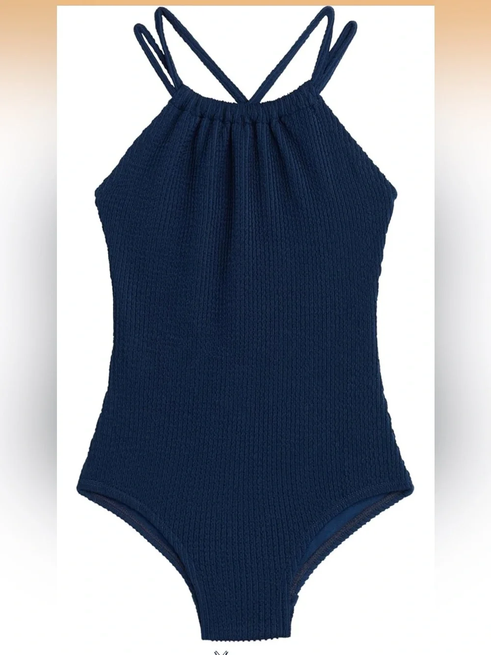 NWT Kanu Surf Girls Jasmine Beach Sport Halter One Piece Swimsuit 4T